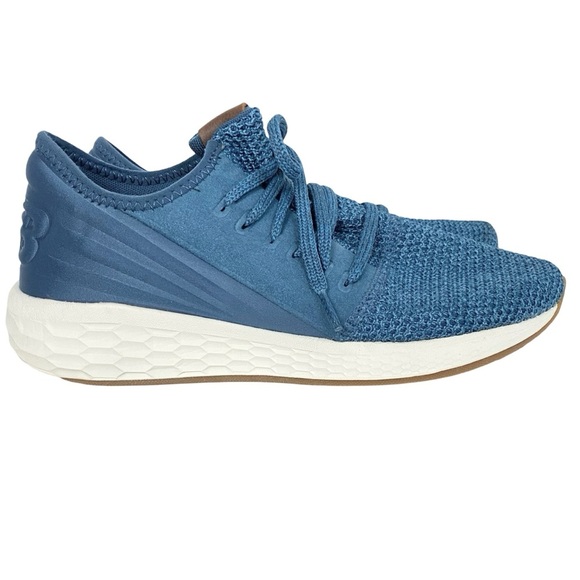 New Balance Fresh Foam Cruz Sneakers Womens 10 Mesh Fabric Teal Blue Like New - Picture 1 of 15
